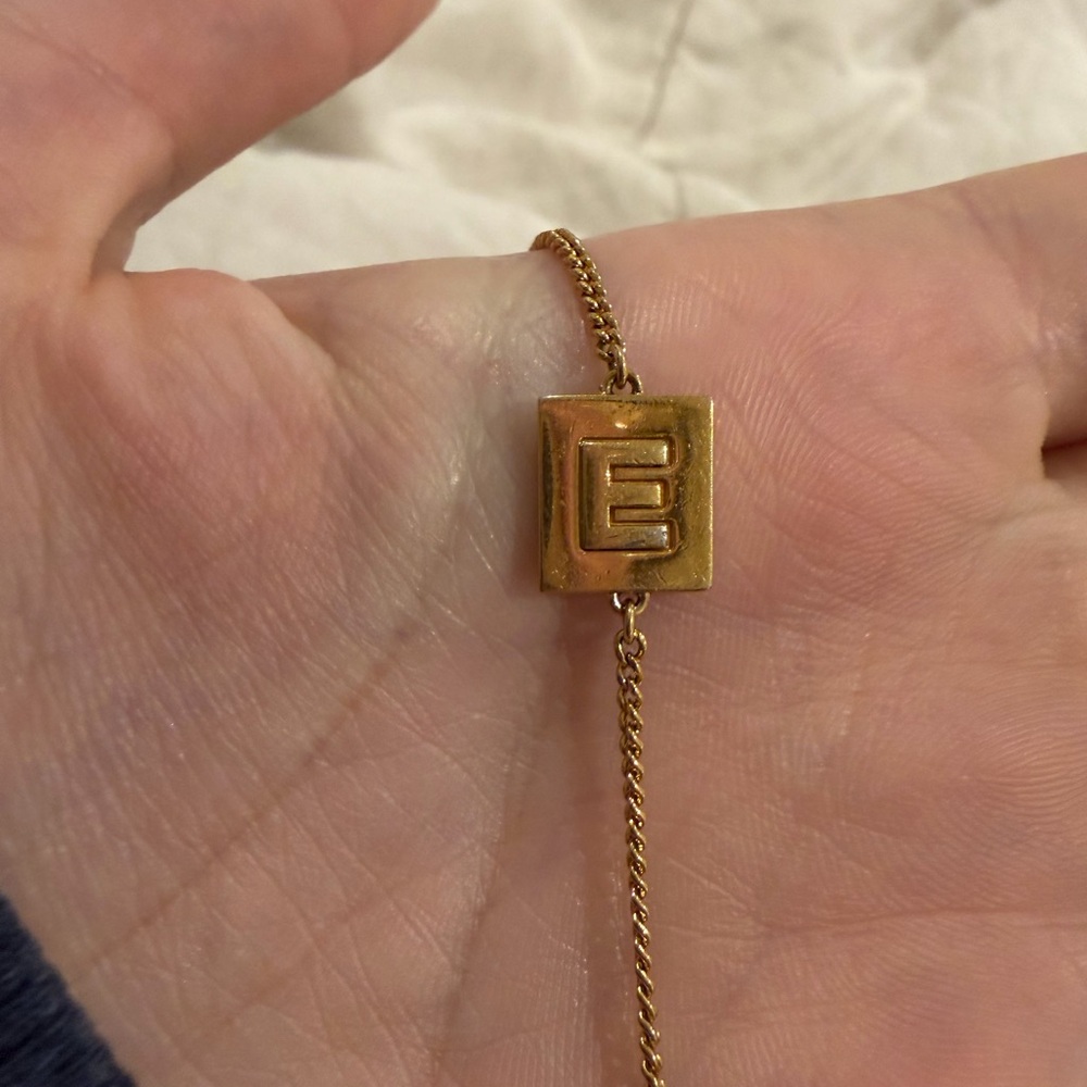 Celine Gold Chain Bracelet